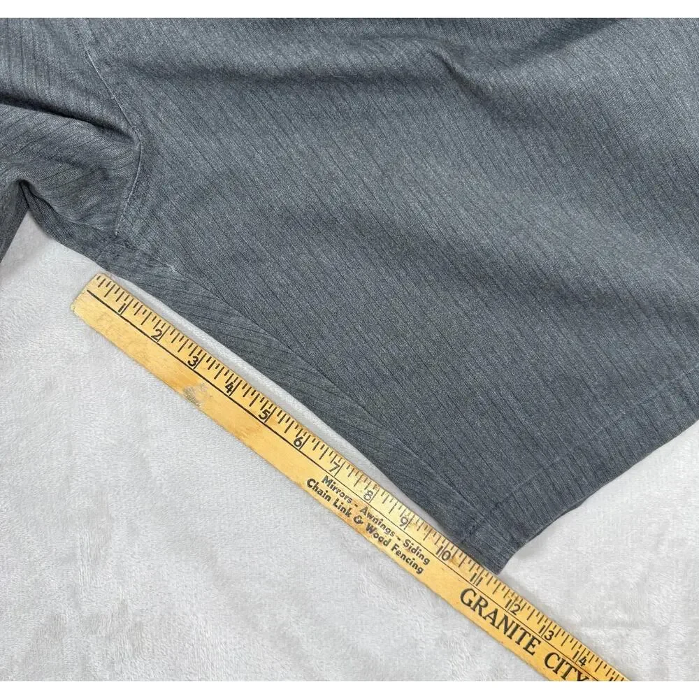 Fox Mens Shorts Size 40 Gray Pinstripe Chino Casual Flat Front Skate‎ Outdoor